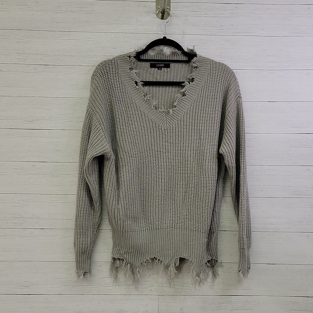 Cozy distressed sweater